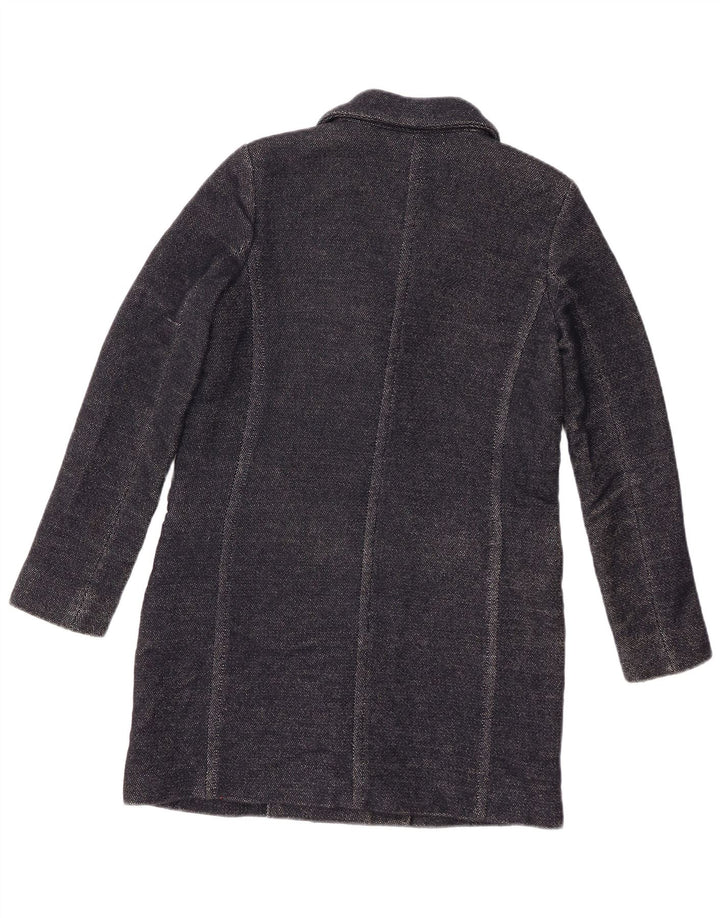 Massimo Dutti Γυναικείο Πανωφόρι EU 36 XS Navy Blue Wool