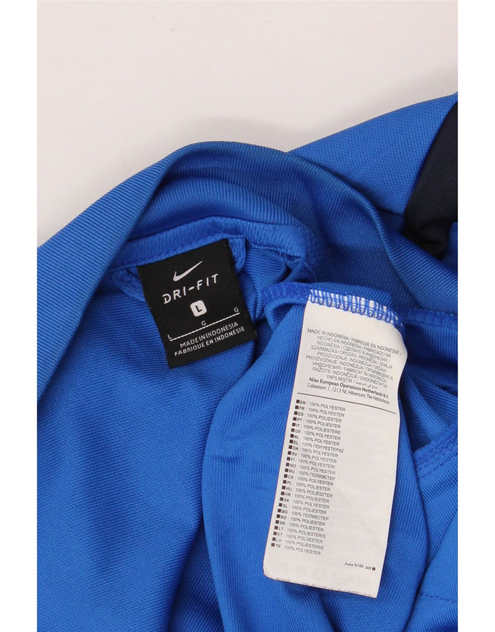 Ανδρική φόρμα NIKE Dri Fit Μπουφάν με μεγάλο μπλε χρώμα πολυεστέρα
