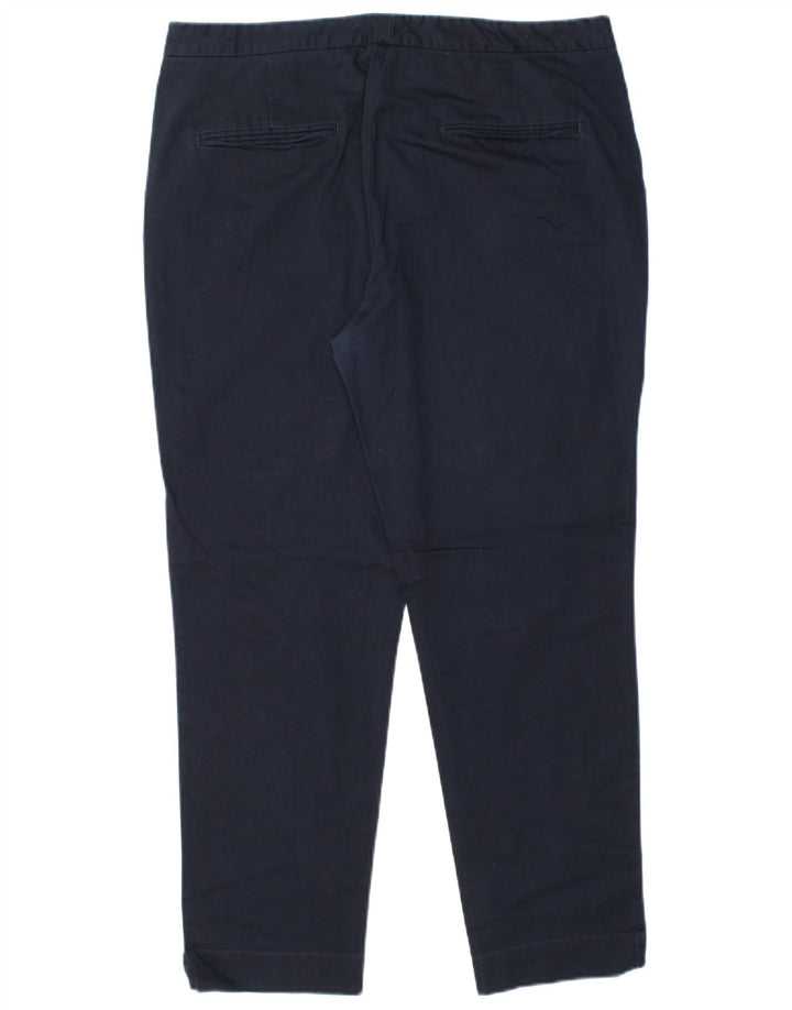 MASSIMO DUTTI Γυναικείο παντελόνι Chino EU 44 XL W34 L28 Navy Blue Classic