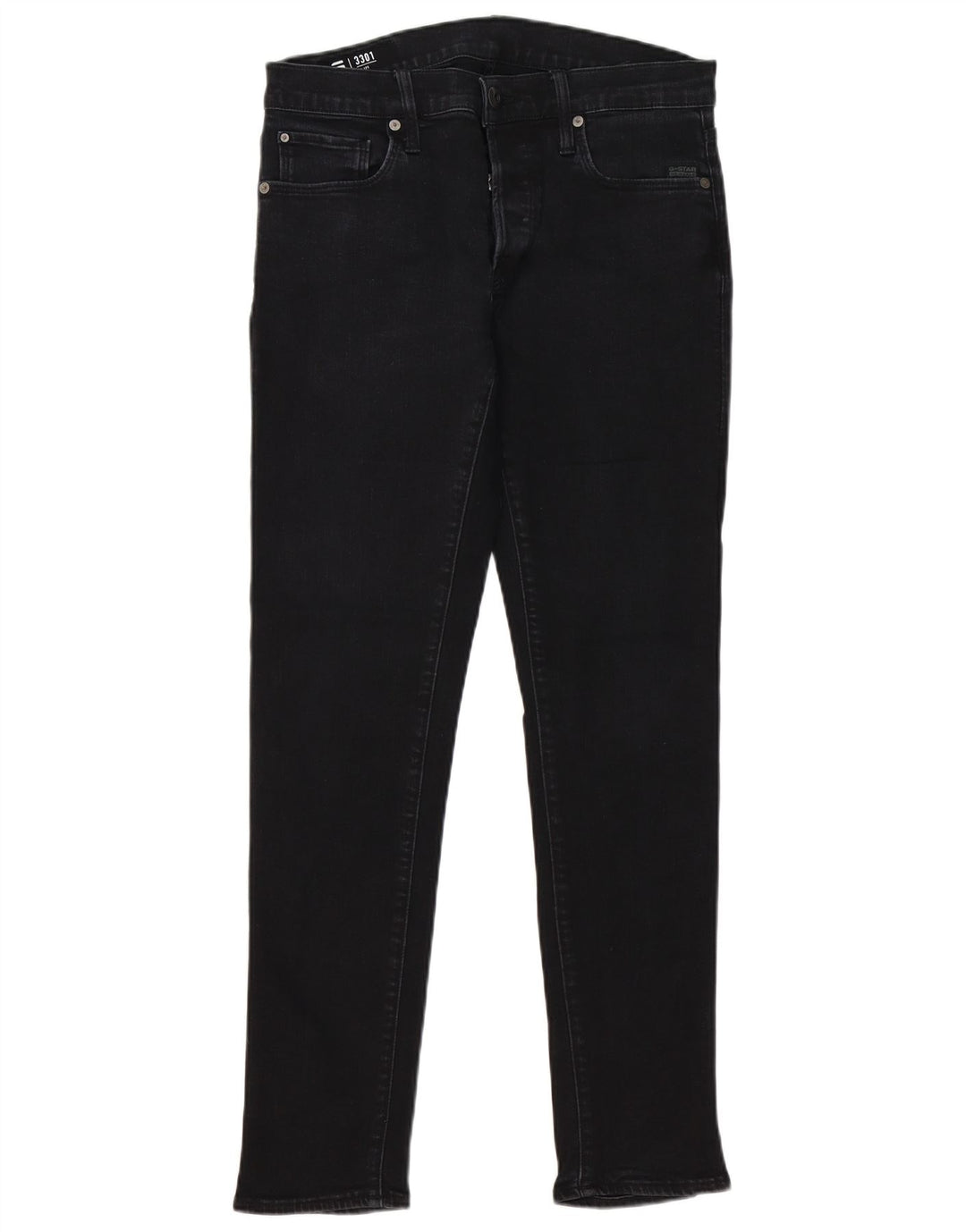 G-Star Ανδρικό 3301 Slim Jeans W30 L32 Μαύρο