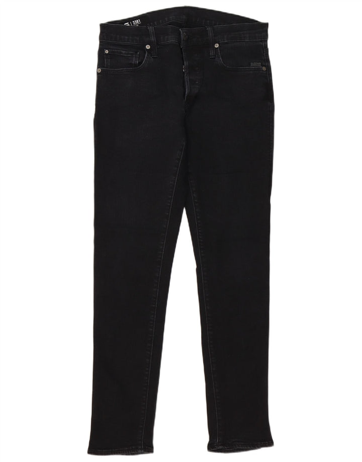 G-Star Ανδρικό 3301 Slim Jeans W30 L32 Μαύρο