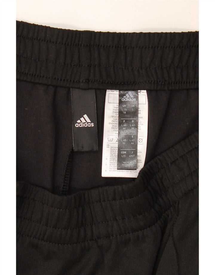 Adidas Γυναικεία φόρμα παντελόνι UK 16/18 Large Μαύρο Πολυεστέρας