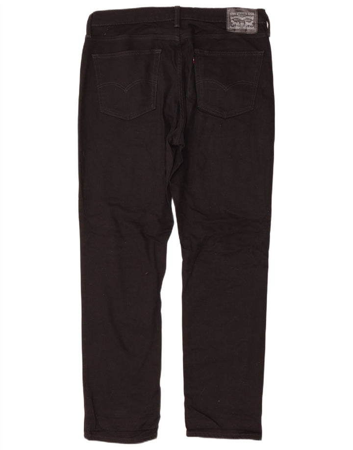 Ανδρικό τζιν LEVI'S ίσιο W36 L34 Μαύρο βαμβακερό