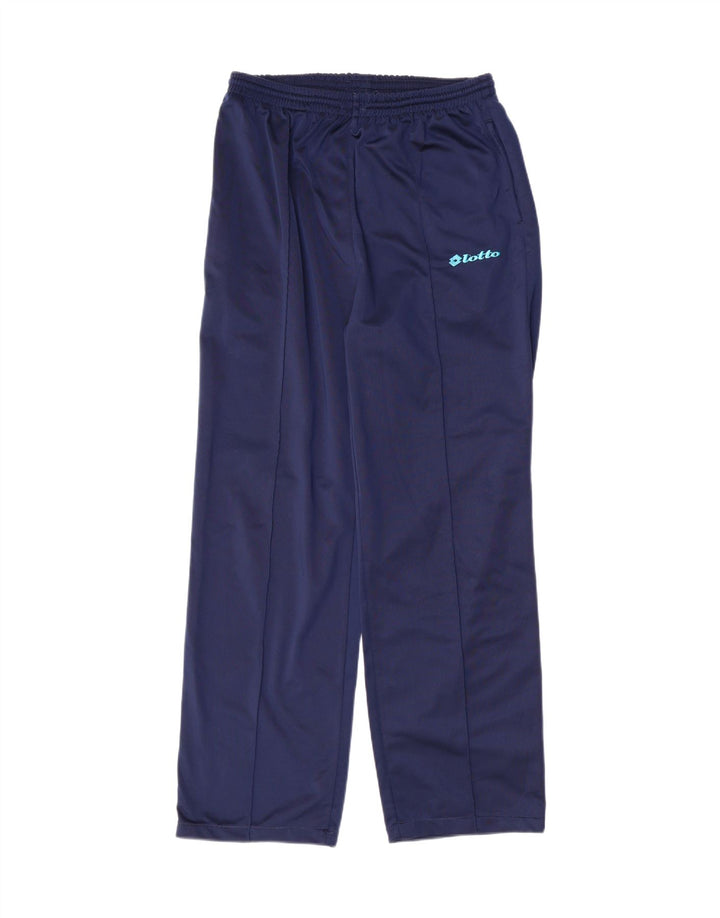 LOTTO Boys Tracksuit Trousers 15-16 Years 2XL Navy Blue Polyester