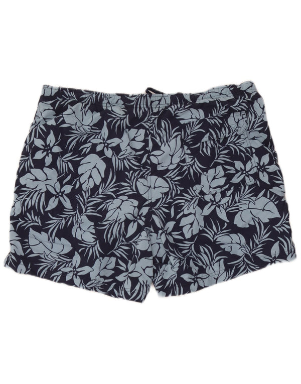 Ανδρικό σορτς κολύμβησης L.L.Bean Μεγάλο Navy Blue Floral Nylon