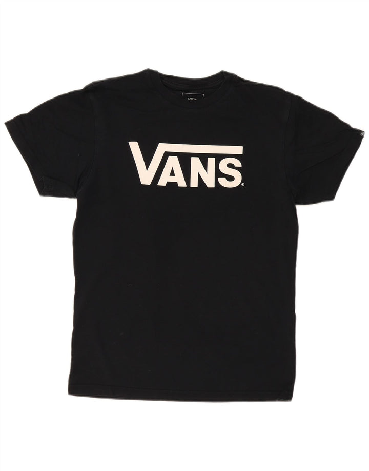 Γραφικό T-Shirt Ανδρικό VANS Classic Fit Top Μικρό μαύρο βαμβακερό