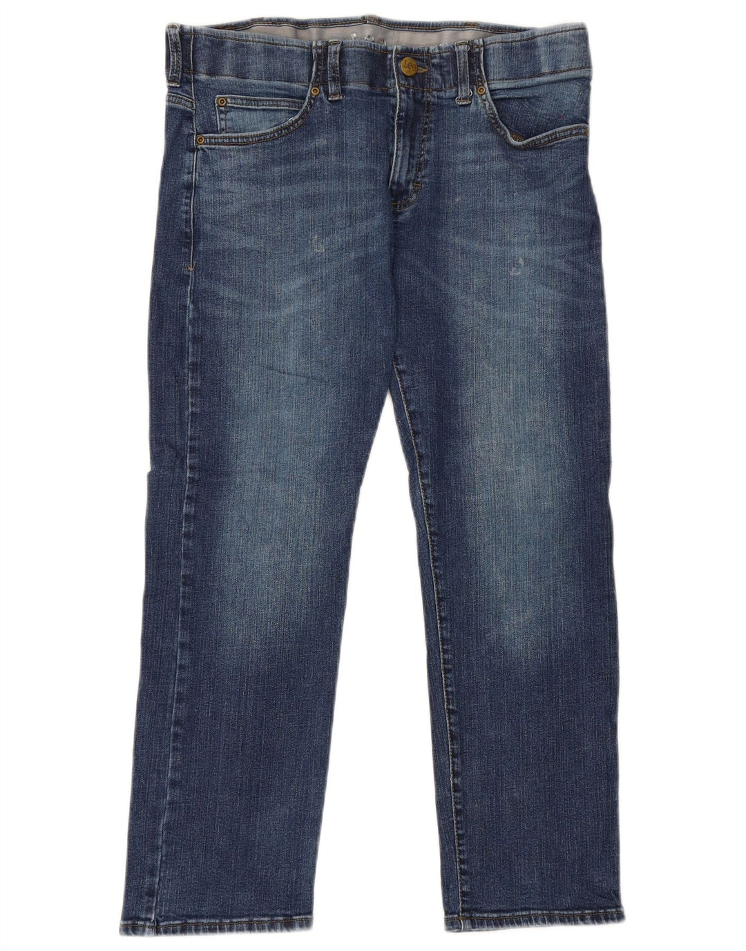 Lee Mens Straight Jeans W34 L27 Blue