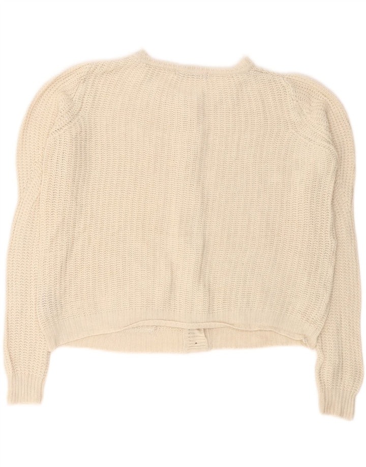 Marks & Spencer Γυναικεία ζακέτα Crop UK 10 Small Off White