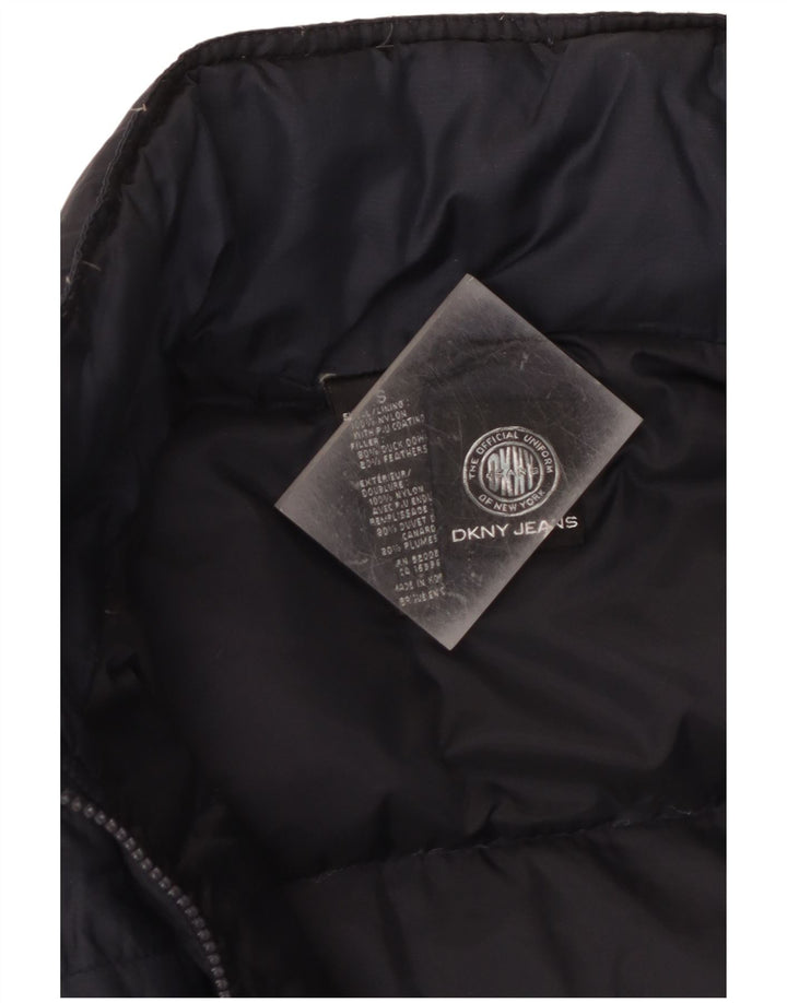 Dkny γυναικείο μπουφάν με επένδυση UK 10 Small Navy Blue Nylon
