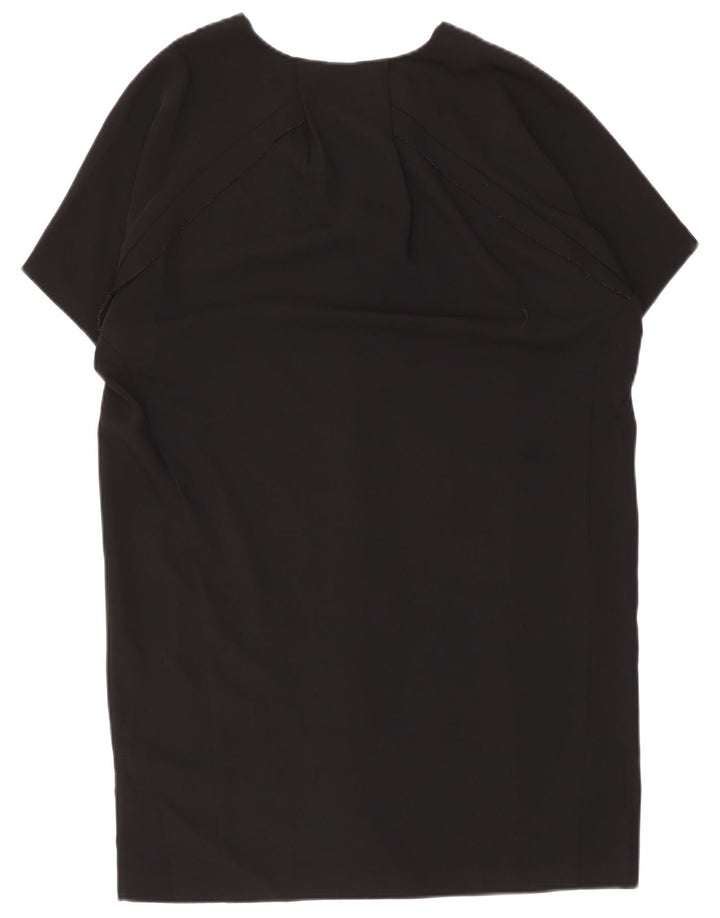 Whistles Γυναικείο Oversized Shift φόρεμα UK 12 Medium μαύρο πολυεστέρα