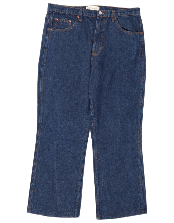 Zara Γυναικείο Τζιν μποτάκι EU 44 XL W34 L27 Μπλε βαμβακερό