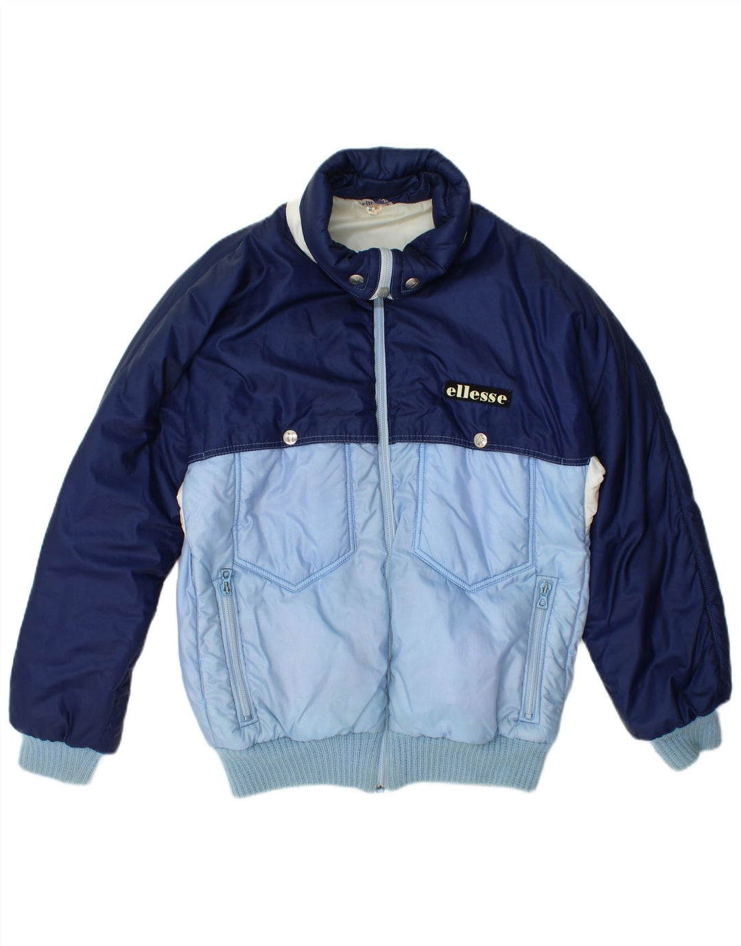 Ellesse Γυναικείο μπουφάν με επένδυση IT 44 Medium Blue Colourblock
