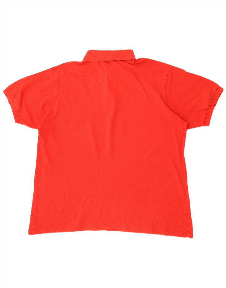 Ανδρικό πουκάμισο πόλο Lacoste Νούμερο 7 2XL Κόκκινο βαμβακερό