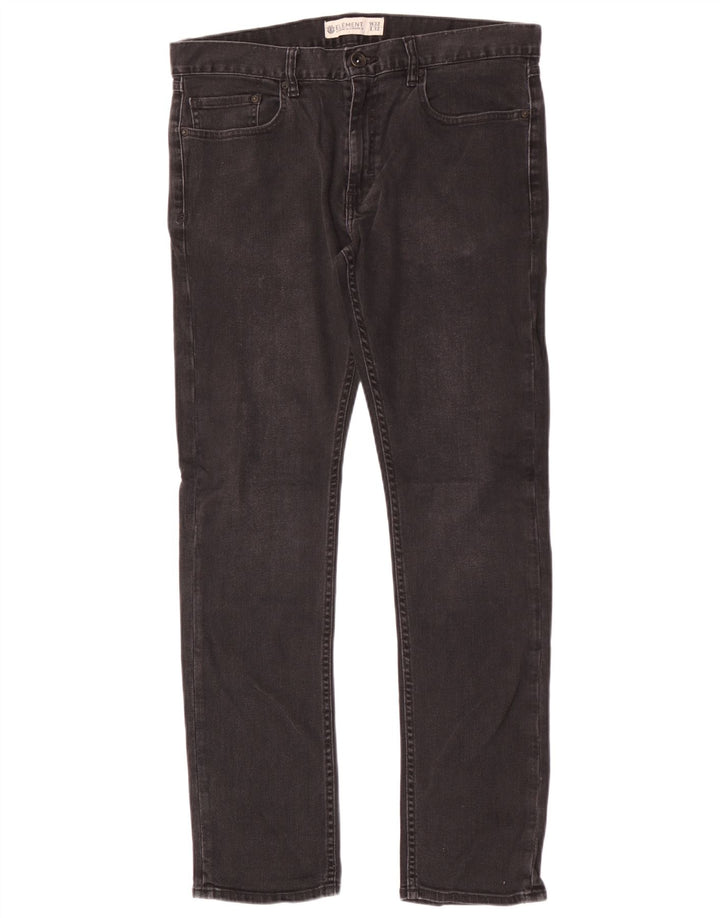 Element Ανδρικό Slim Jeans W32 L32 Μαύρο βαμβακερό