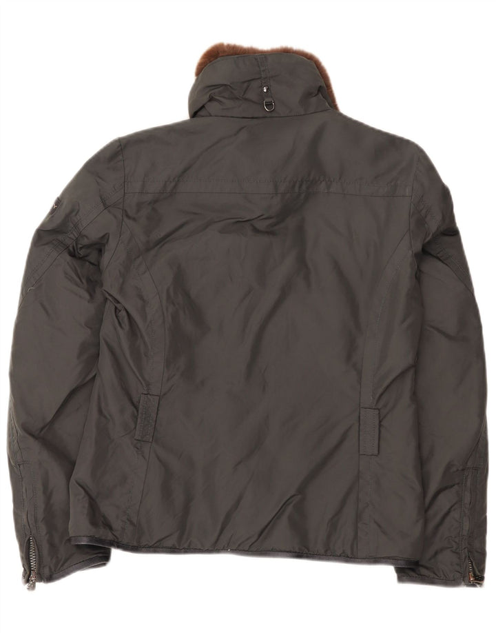 PEUTEREY Γυναικείο μπουφάν με επένδυση IT 40 Small Grey Polyamide