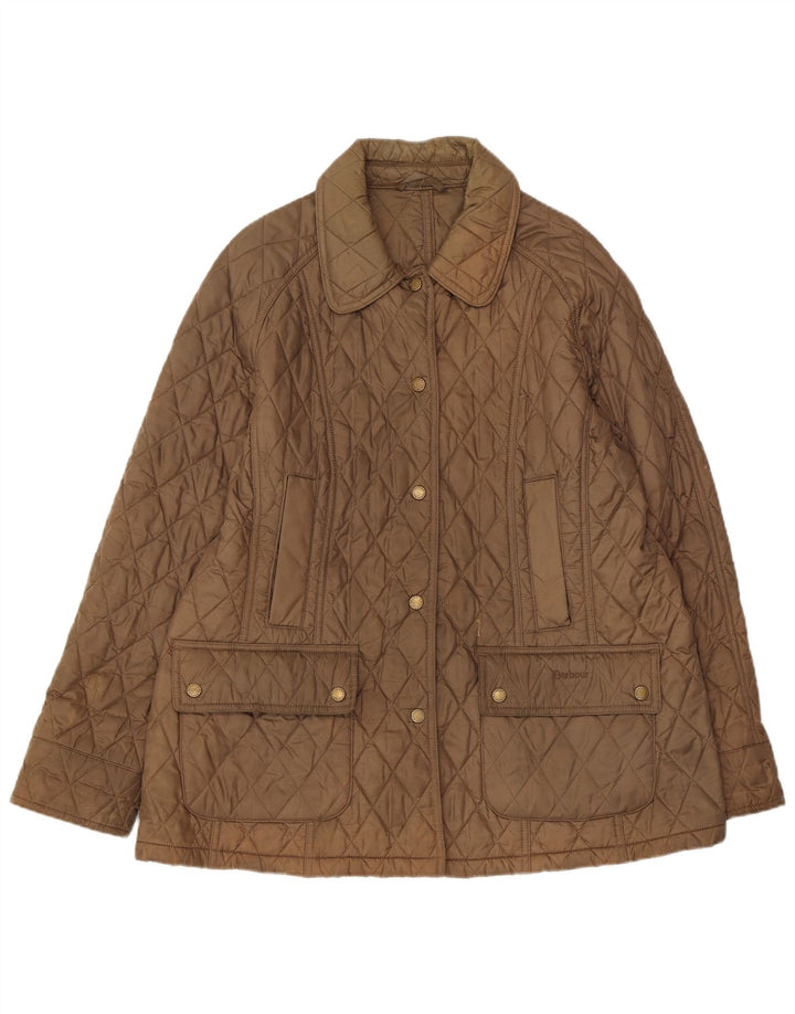 Γυναικείο καπιτονέ μπουφάν Barbour UK 18 XL Brown Polyamide