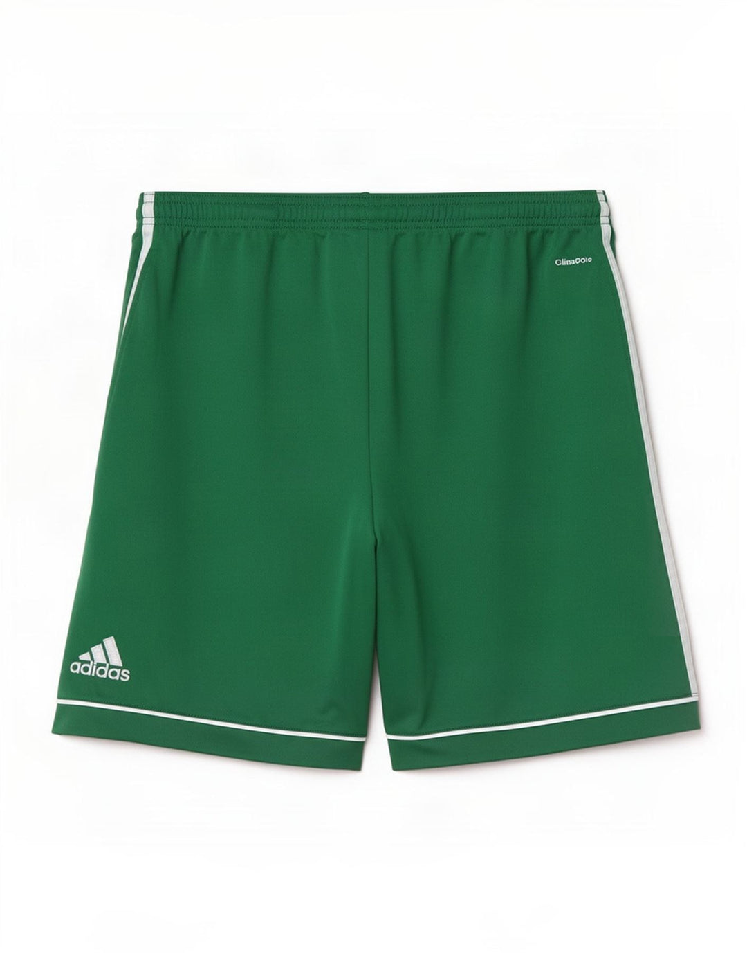 Ανδρικό αθλητικό σορτς Adidas Climalite από μεσαίο πράσινο πολυεστέρα