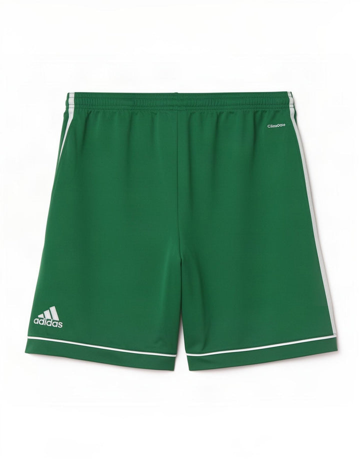 Ανδρικό αθλητικό σορτς Adidas Climalite από μεσαίο πράσινο πολυεστέρα