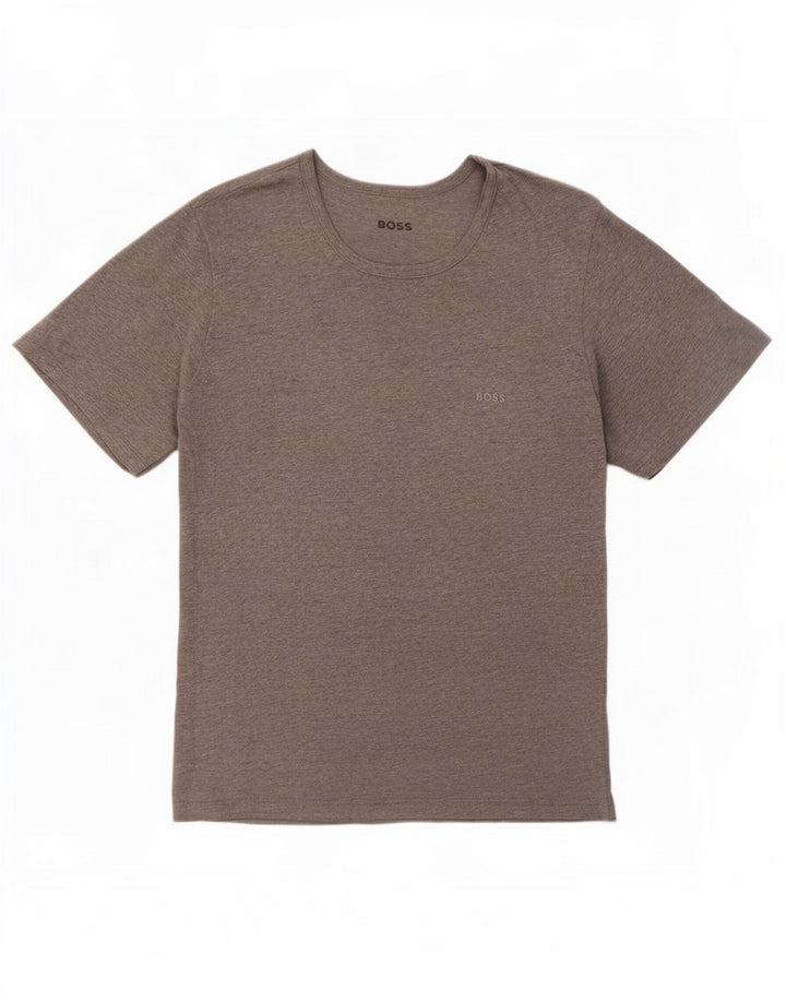 Ανδρικό T-Shirt Hugo Boss Top Large Grey Flecked