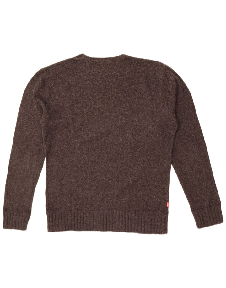 Γυναικείο πουλόβερ Levi's Crew Neck Jumper UK 14 Μεσαίο γκρι βαμβακερό