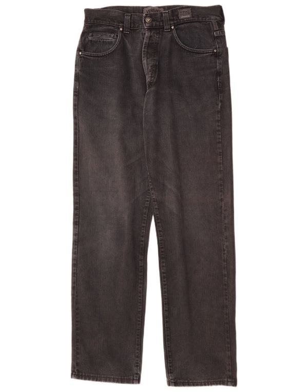 Ανδρικό τζιν ίσιο VERSACE W34 L31 Γκρι βαμβακερό