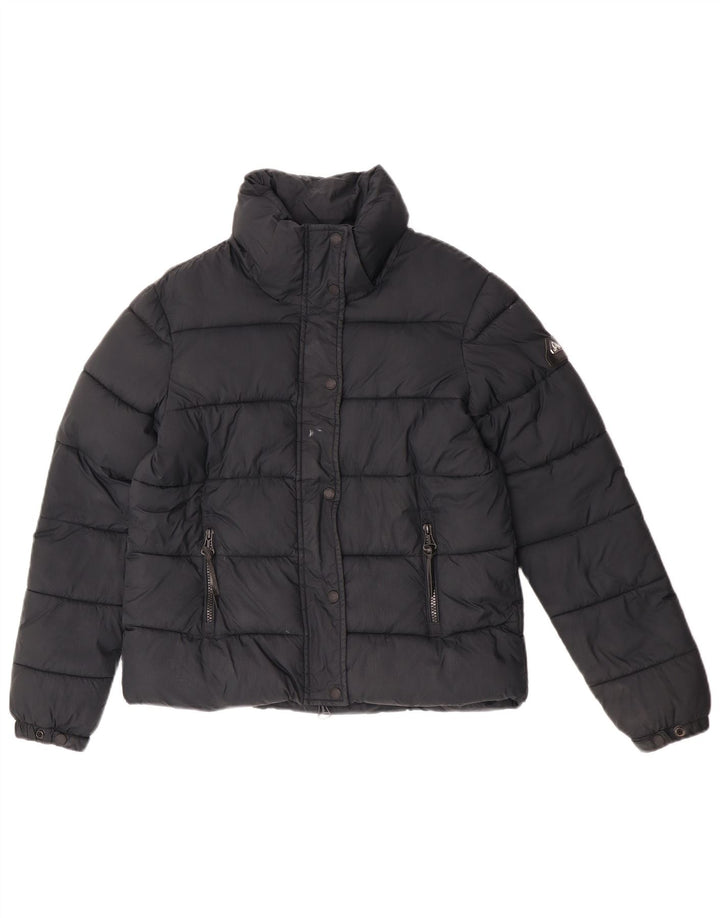 Superdry γυναικείο μπουφάν με επένδυση UK 8 Small Black Nylon