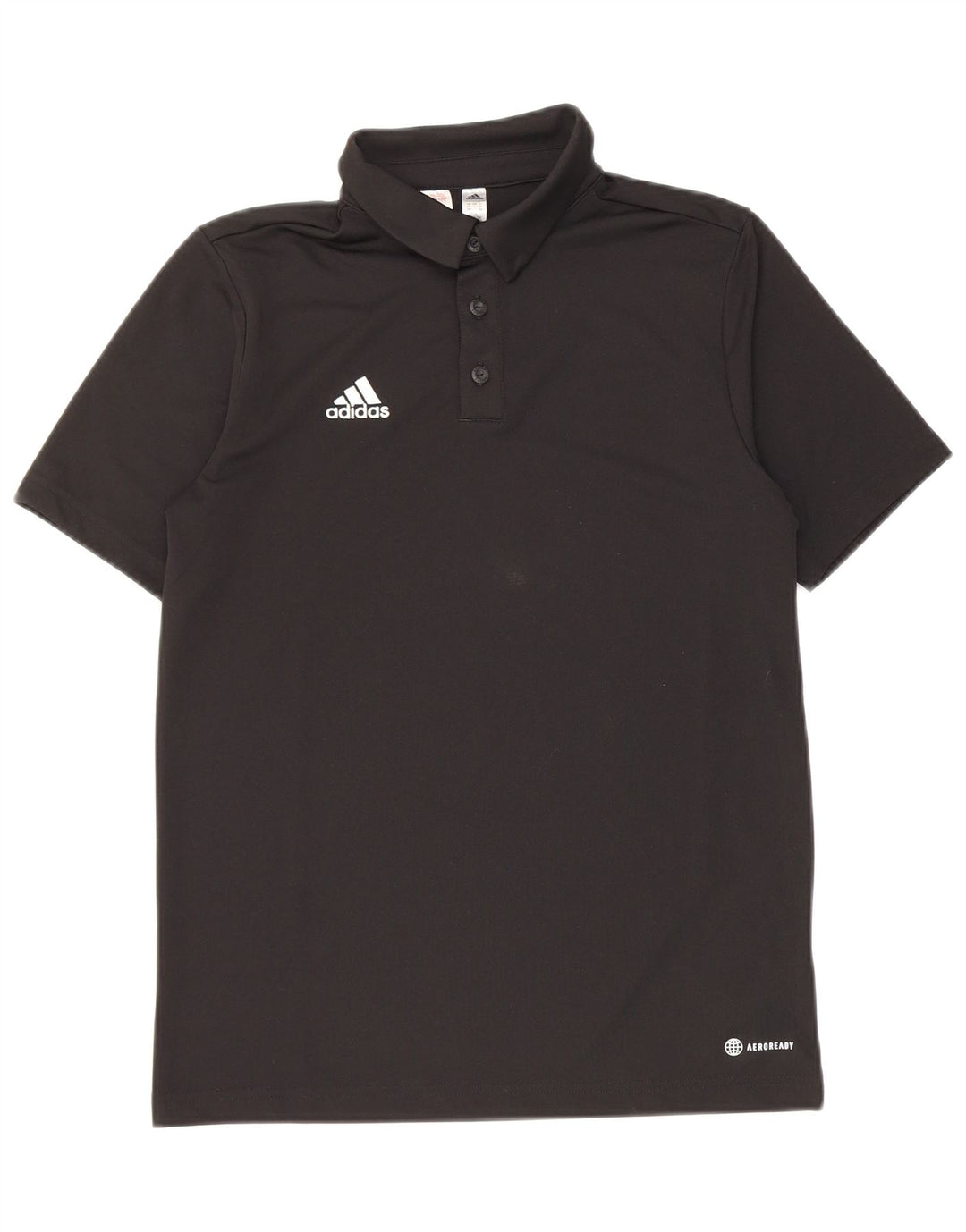 Adidas Boys Aeroready Polo πουκάμισο 13-14 ετών Μαύρο Πολυεστέρας