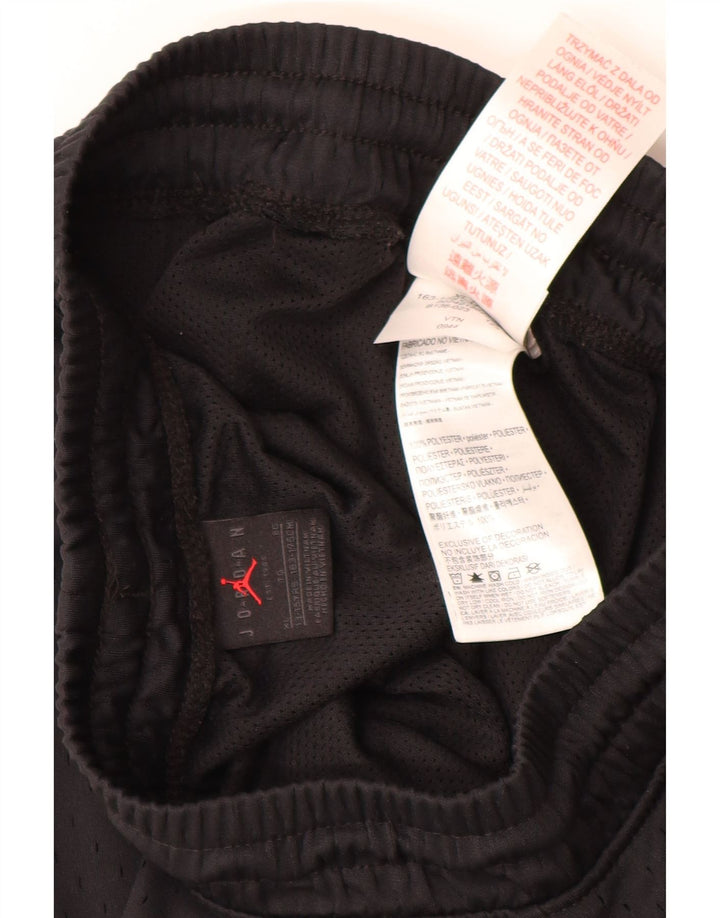 JORDAN Αθλητικό σορτς για αγόρια 13-14 ετών XL Μαύρο πολυεστέρα