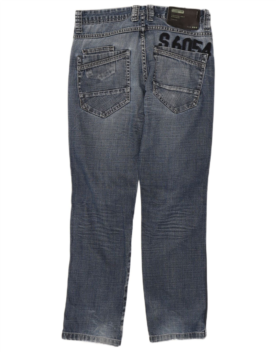 Ανδρικό τζιν Springfield Graphic Straight W28 L30 Blue Cotton