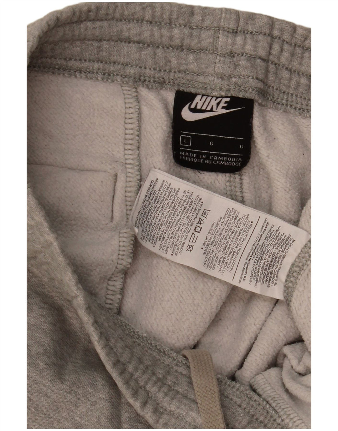 Ανδρική φόρμα Nike Παντελόνι Joggers μεγάλο γκρι βαμβακερό