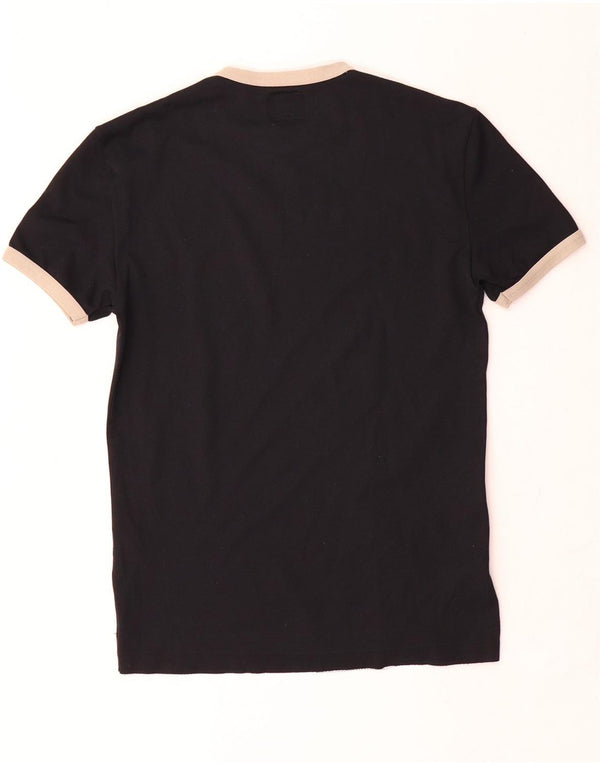 Γυναικείο T-Shirt Energie Top UK 12 Medium Black Colorblock Nylon