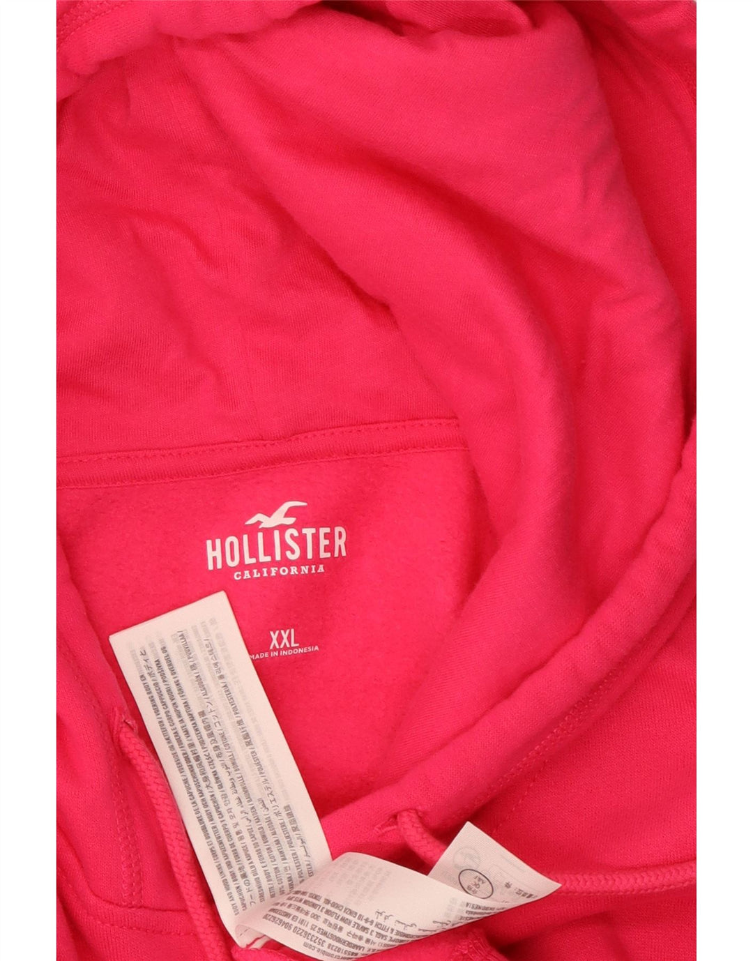 HOLLISTER Γυναικείο Hoodie Jumper UK 20 2XL Ροζ βαμβακερό