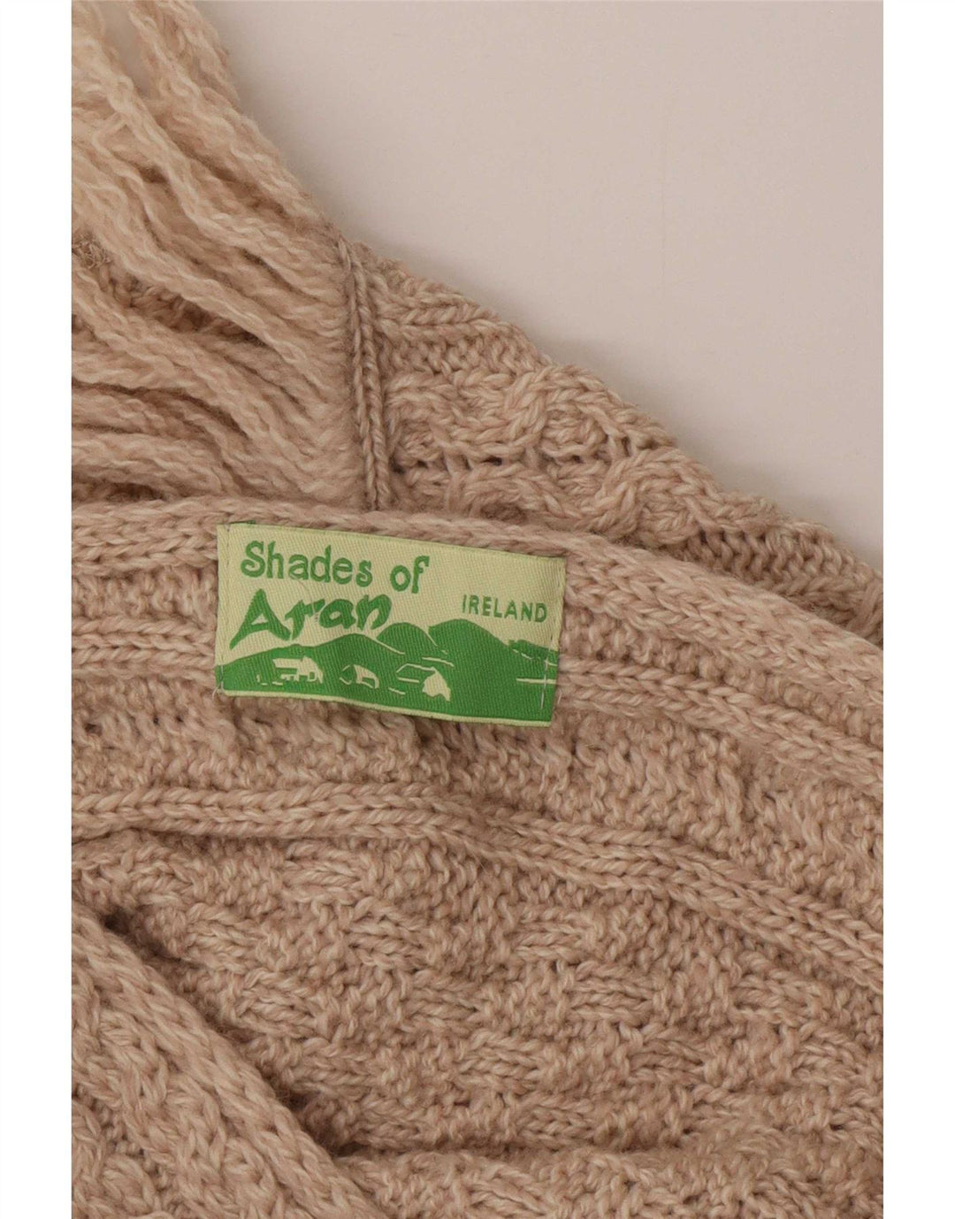 Aran Γυναικείο Poncho Jumper One Size Beige