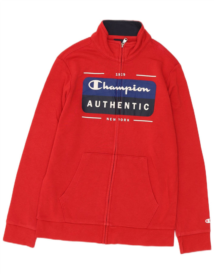 Champion Boys Graphic Φούτερ Jumper 11-12 ετών μεγάλο κόκκινο