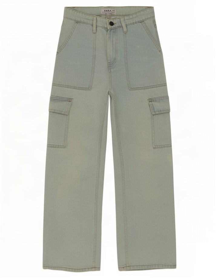 Zara Ανδρικό Cargo Loose Jeans W28 L27 Μπλε