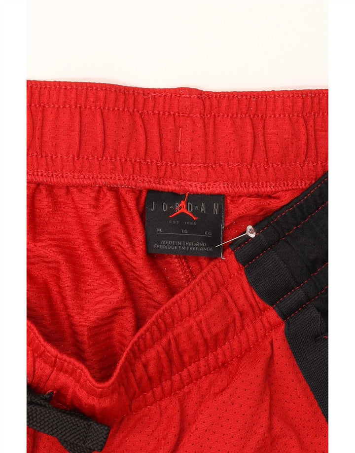 Ανδρικό αθλητικό σορτς Jordan XL Red Colourblock Πολυεστέρας
