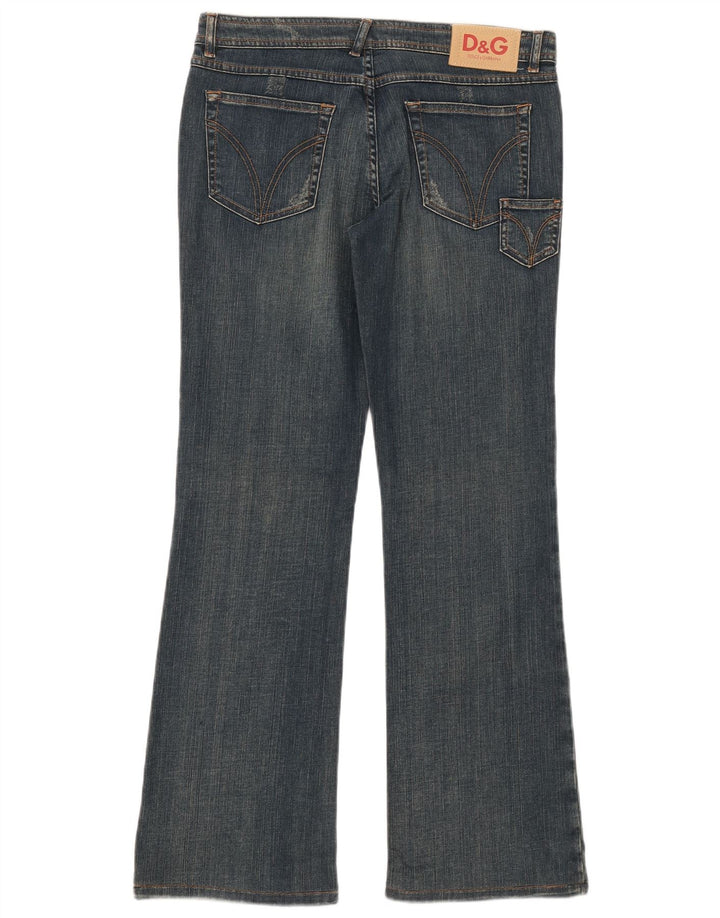 Dolce & Gabbana Γυναικείο Bootcut Jeans W30 L30 Μπλε βαμβακερό