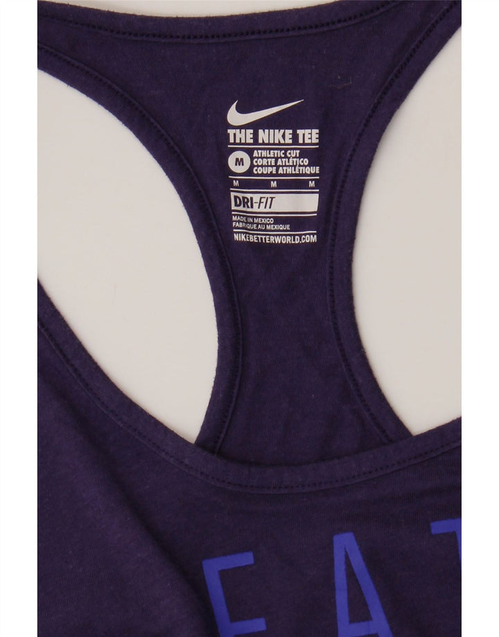 Γυναικείο γιλέκο γραφικών Nike Dri Fit Top UK 12 Medium Purple