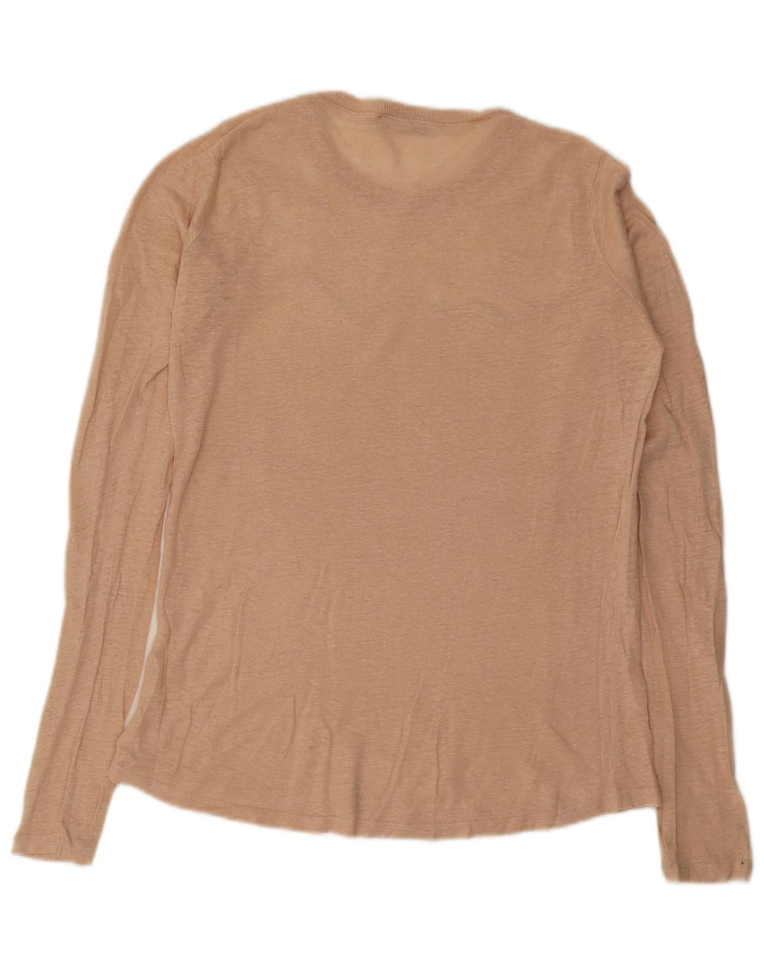 Zara Γυναικείο τοπ μακρυμάνικο UK 10 Small Beige