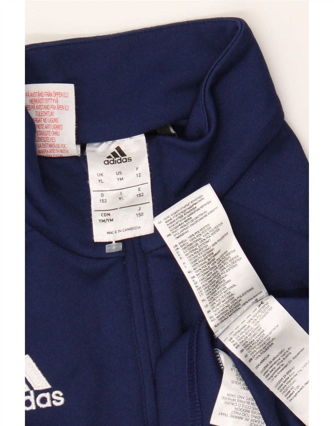 Adidas Boys Climalite φόρμα αθλητικής φόρμας 11-12 ετών Large Navy Blue