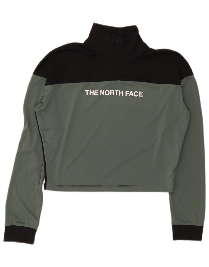 The North Face Γυναικεία φόρμα φόρμας πουλόβερ με γραφικά τοπ UK 14 Medium Khaki