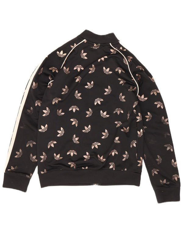 Adidas Boys Graphic αθλητική φόρμα Top μπουφάν 9-10 ετών Μαύρο πολυεστέρα Sports