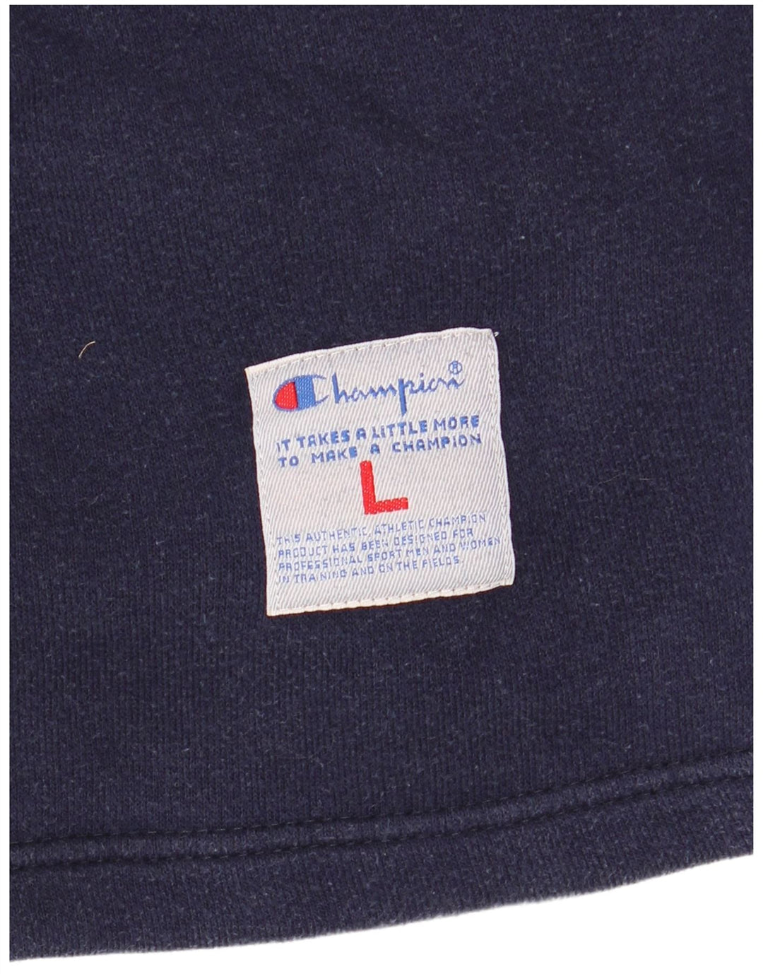 CHAMPION Γυναικεία υπερμεγέθη γραφική φούτερ Jumper UK 16 Large Navy Blue