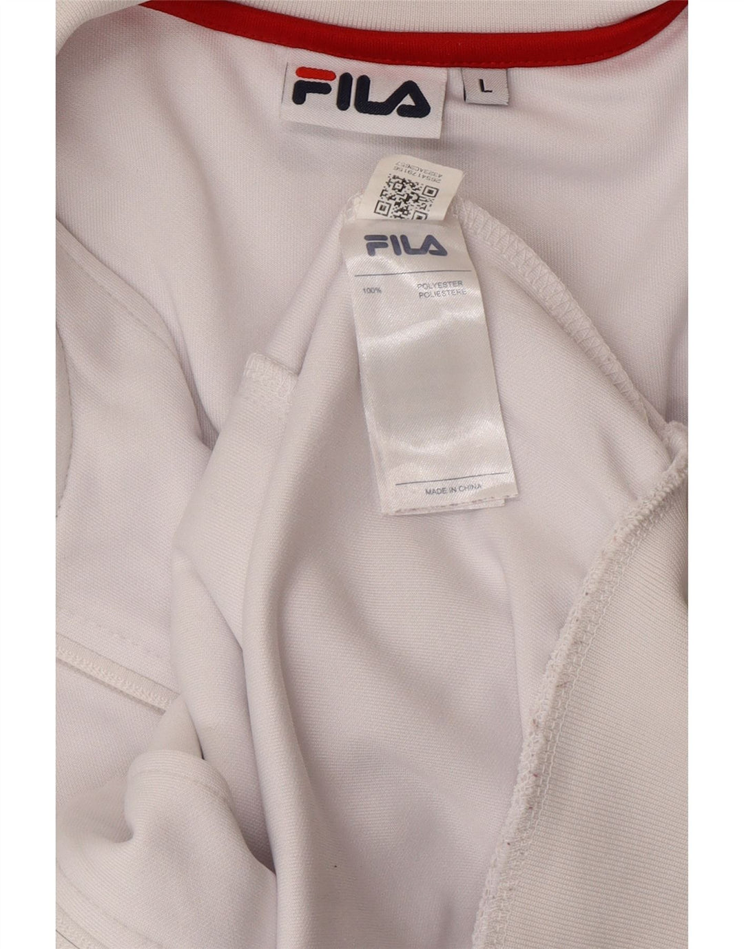 Γυναικεία φόρμα γραφικών FILA Top Jacket UK 16 Large White Colourblock