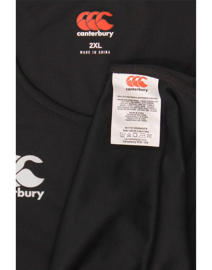 Canterbury ανδρικό γιλέκο τοπ 2XL μαύρο πολυεστέρα