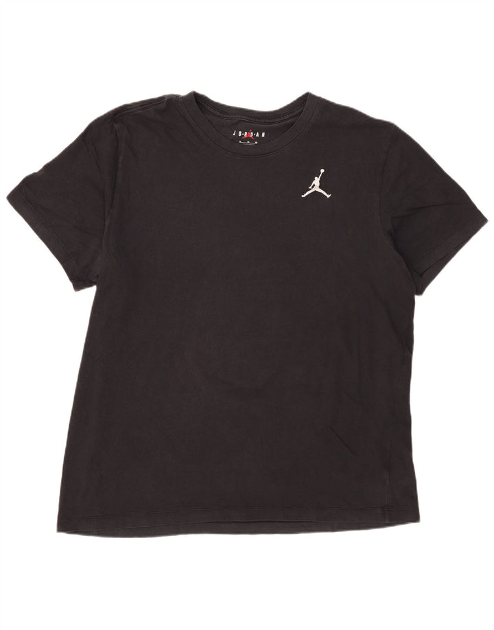 Jordan Ανδρικό T-Shirt Top XL Μαύρο βαμβακερό