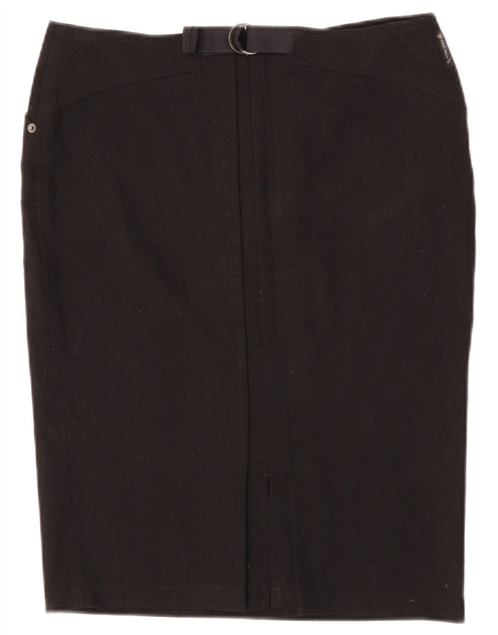 Armani Γυναικεία Pencil Φούστα UK 12 Medium W30 Black Polyester