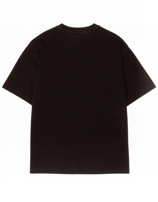 Vans Mens Loose Fit Graphic T-Shirt Top Small Black Cotton