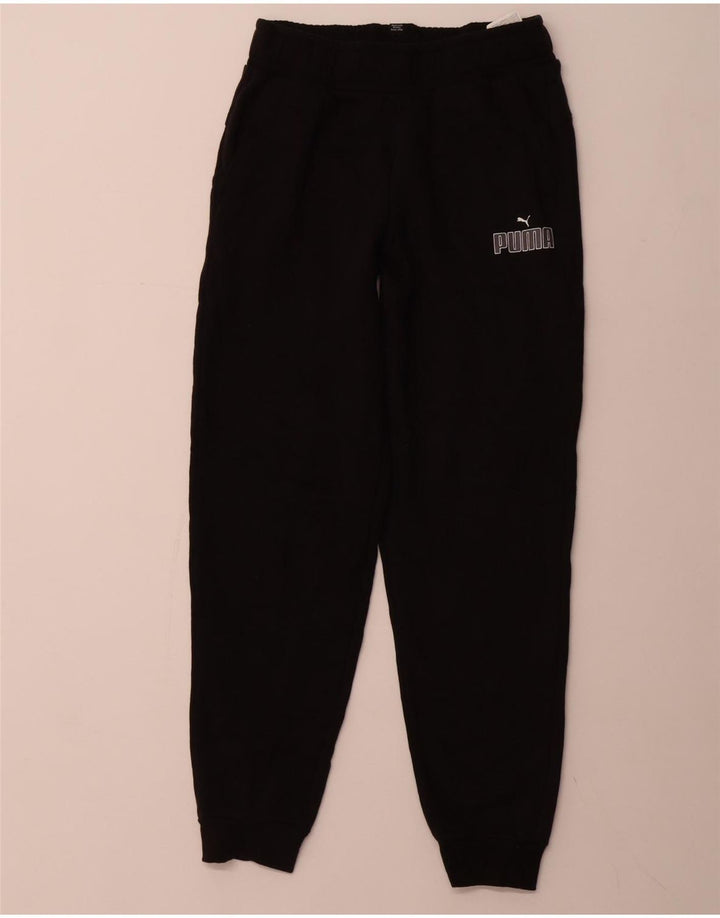 Παντελόνι αθλητικής φόρμας PUMA Boys Joggers 13-14 ετών Μαύρο βαμβακερό