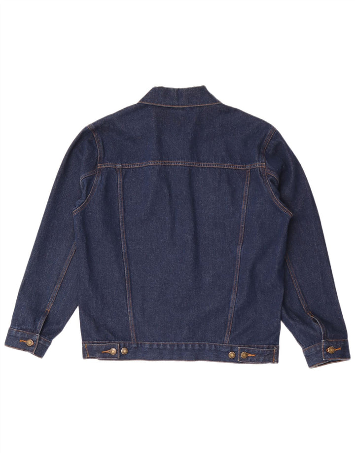 Τζιν Ανδρικό Τζιν Μπουφάν UK 38 Medium Navy Blue Cotton
